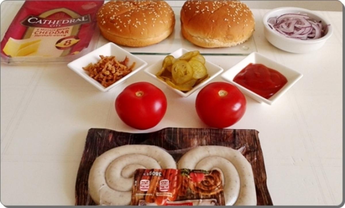 Mega Burger mit Bratwurstschnecke und… - Rezept - Bild Nr. 148