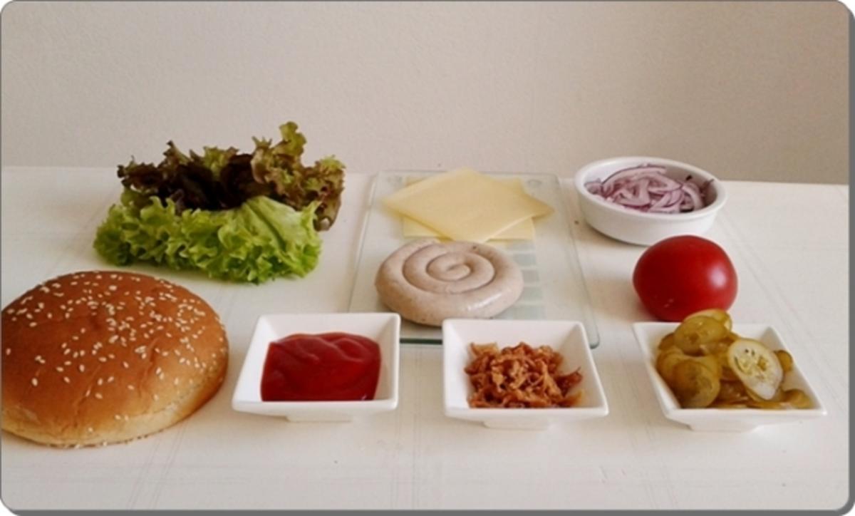 Mega Burger mit Bratwurstschnecke und… - Rezept - Bild Nr. 149
