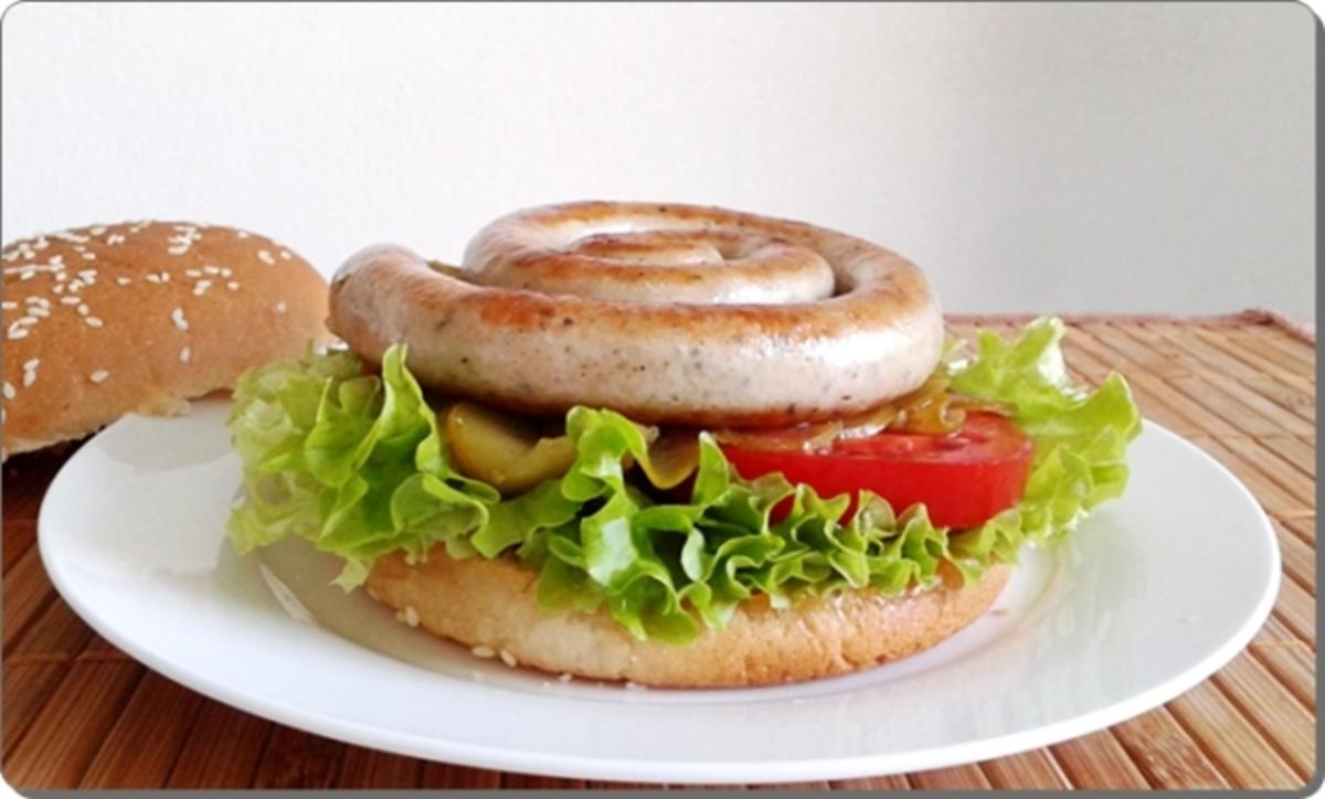 Mega Burger mit Bratwurstschnecke und… - Rezept - Bild Nr. 158