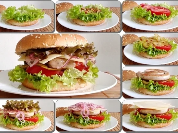 Rezept: Mega Burger mit Bratwurstschnecke und… Bild Nr. 168 Mega Burger mit Bratwurstschnecke und… - Rezept - Bild Nr. 168