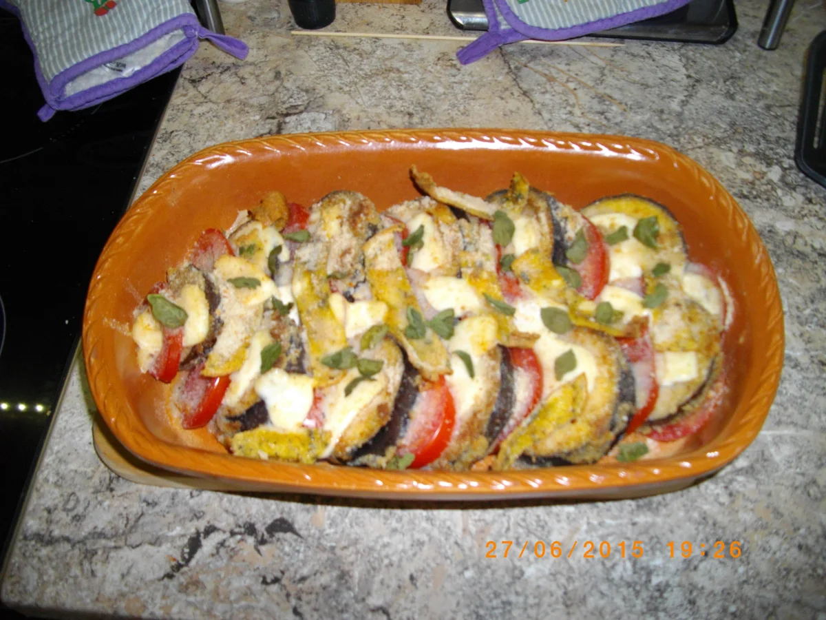 Auberginen Tomaten Auflauf - Rezept - Bild Nr. 156