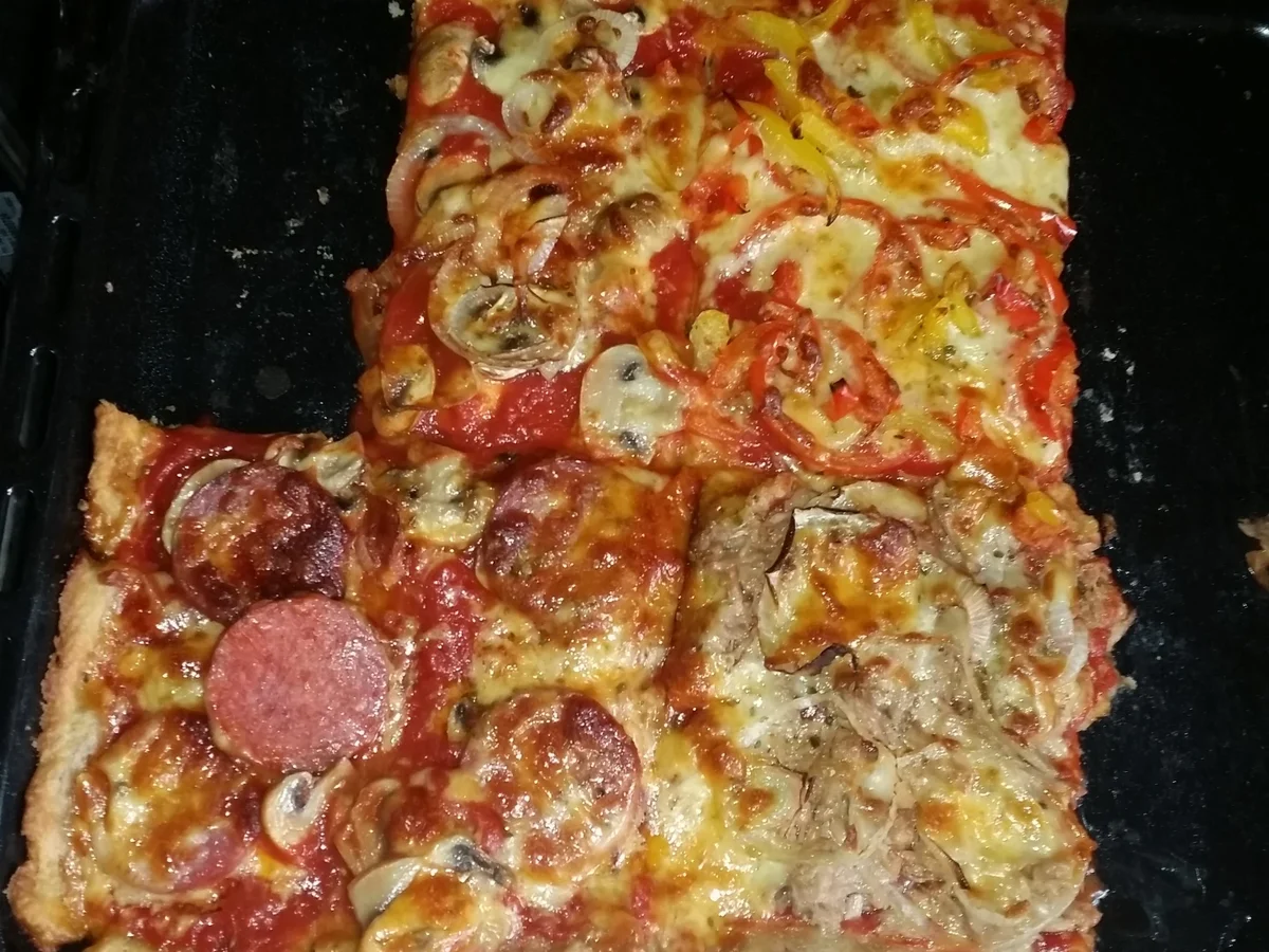 Pizza Quark/Öl Teig Kohlenhydrate Reduziert - Rezept - Bild Nr. 145