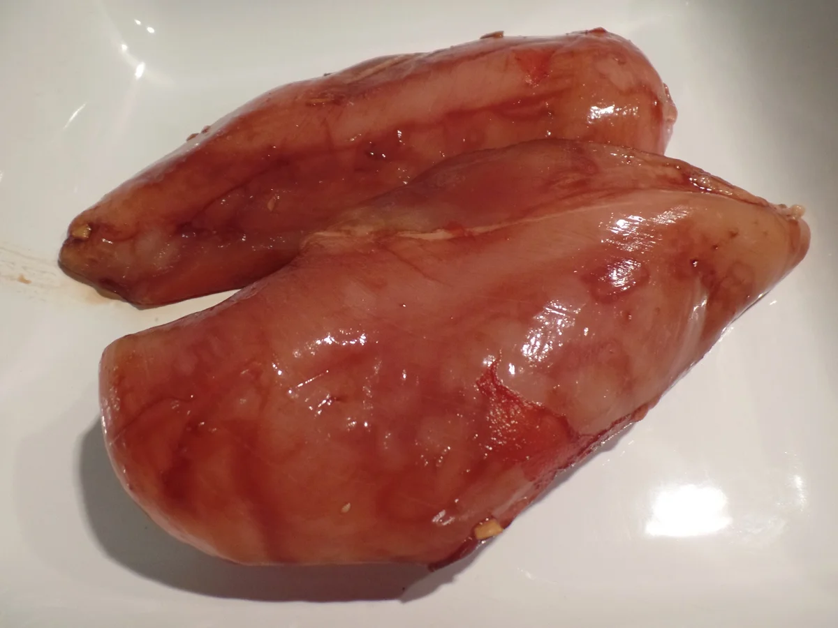 Rezept: Hähnchenbrust mit Erdnuss-Sauce und Reisnudelsalat Bild Nr. 156 Hähnchenbrust mit Erdnuss-Sauce und Reisnudelsalat - Rezept - Bild Nr. 156