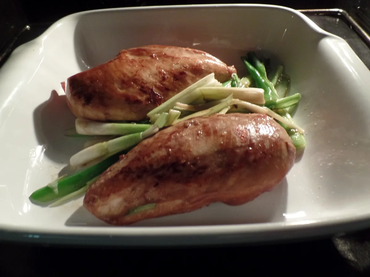 Rezept: Hähnchenbrust mit Erdnuss-Sauce und Reisnudelsalat Bild Nr. 159 Hähnchenbrust mit Erdnuss-Sauce und Reisnudelsalat - Rezept - Bild Nr. 159