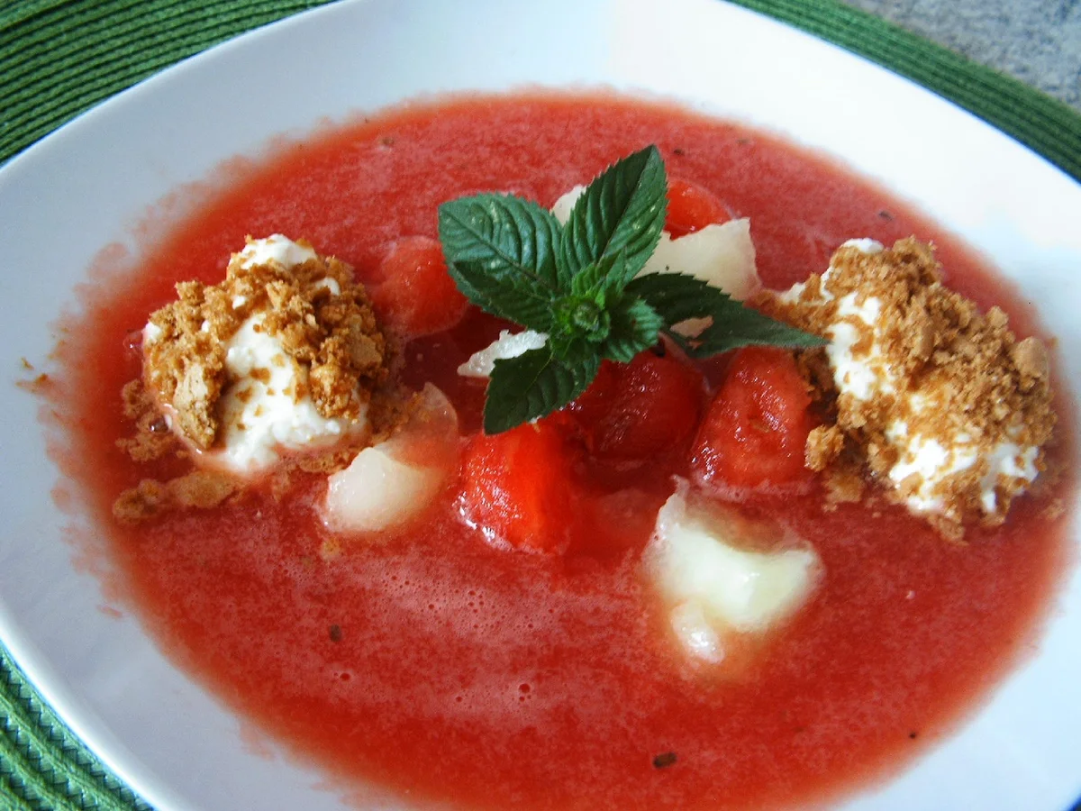 Rezept: Melonenkaltschale Bild Nr. 174 Melonenkaltschale - Rezept - Bild Nr. 174