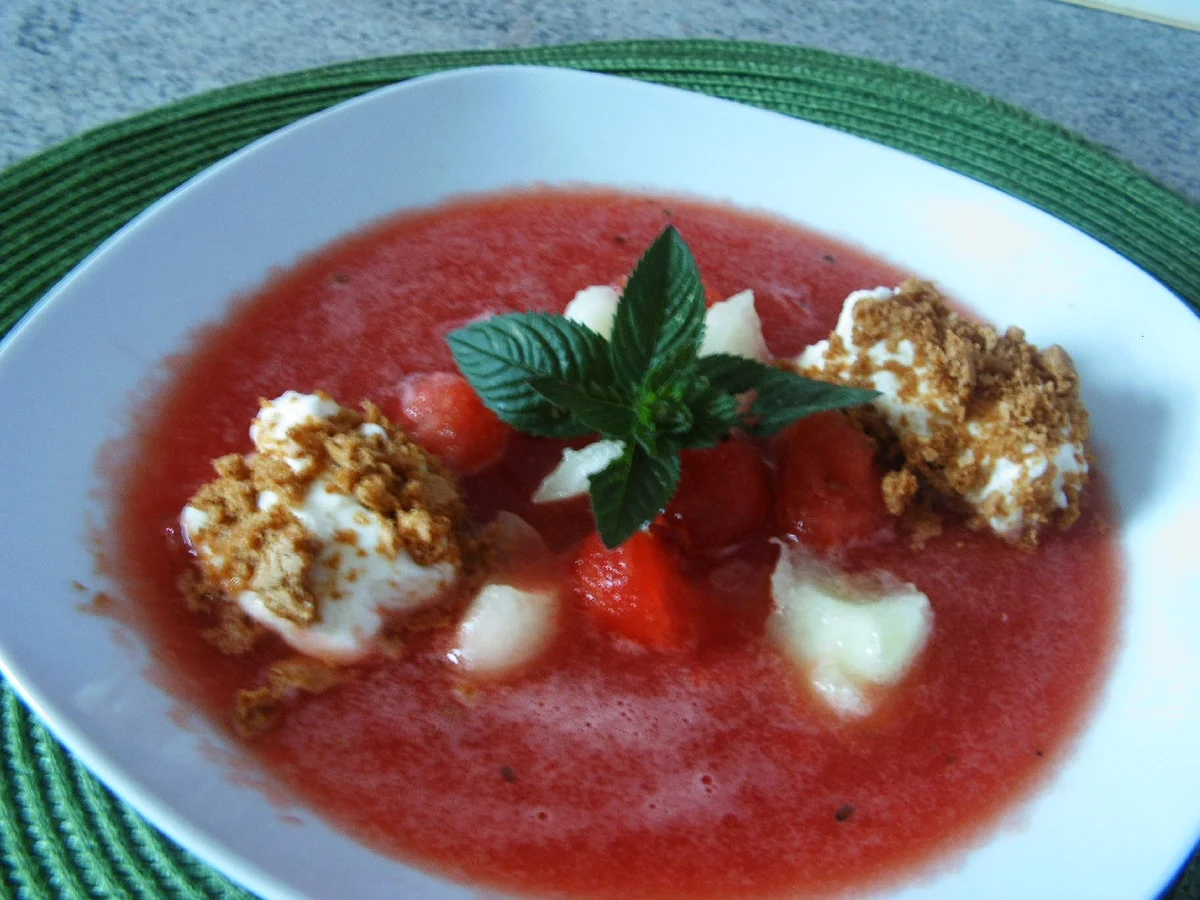 Rezept: Melonenkaltschale Bild Nr. 182 Melonenkaltschale - Rezept - Bild Nr. 182