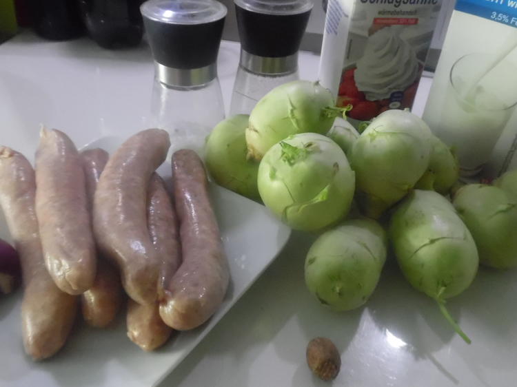 Blitz Bouletten mit Rahm Kohlrabi - einfach - von barbara62