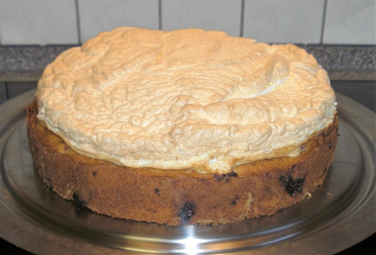 Johannisbeerkuchen mit Baiser - Rezept