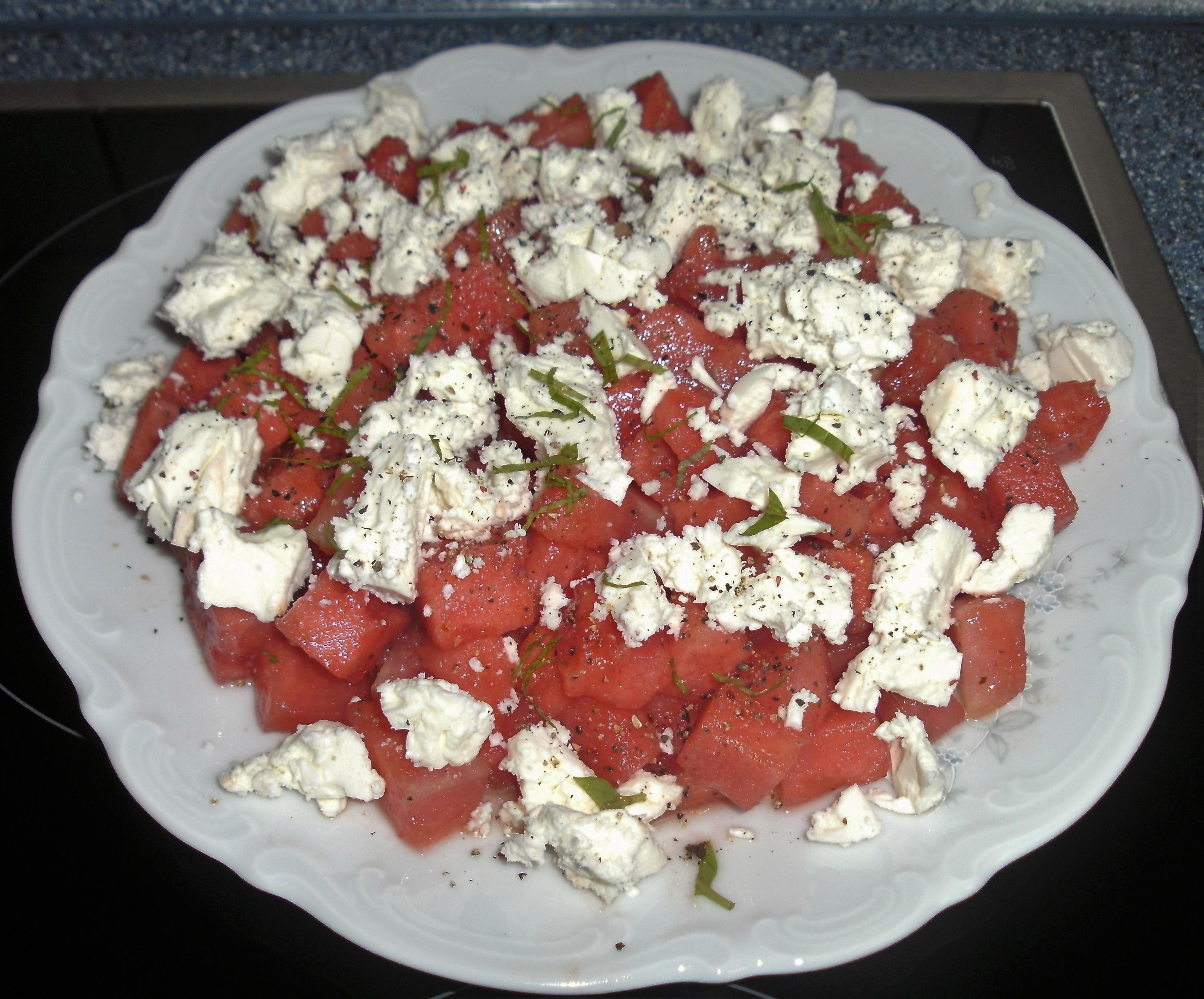 Bilder für Melonen - Feta - Salat - Rezept