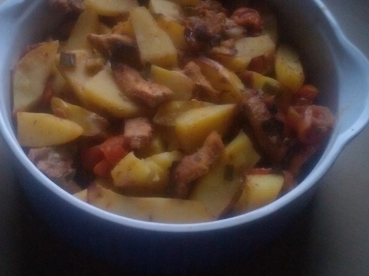 schweinegeschnetzeltes mit Country-Kartoffeln - Rezept - Bild Nr. 180