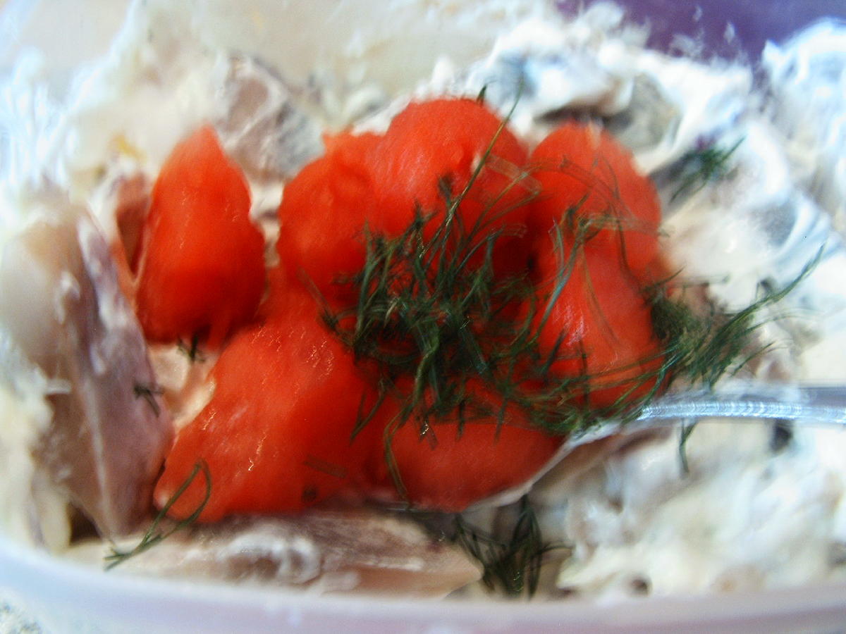 Matjes-Melonen -Salat - Rezept - Bild Nr. 193