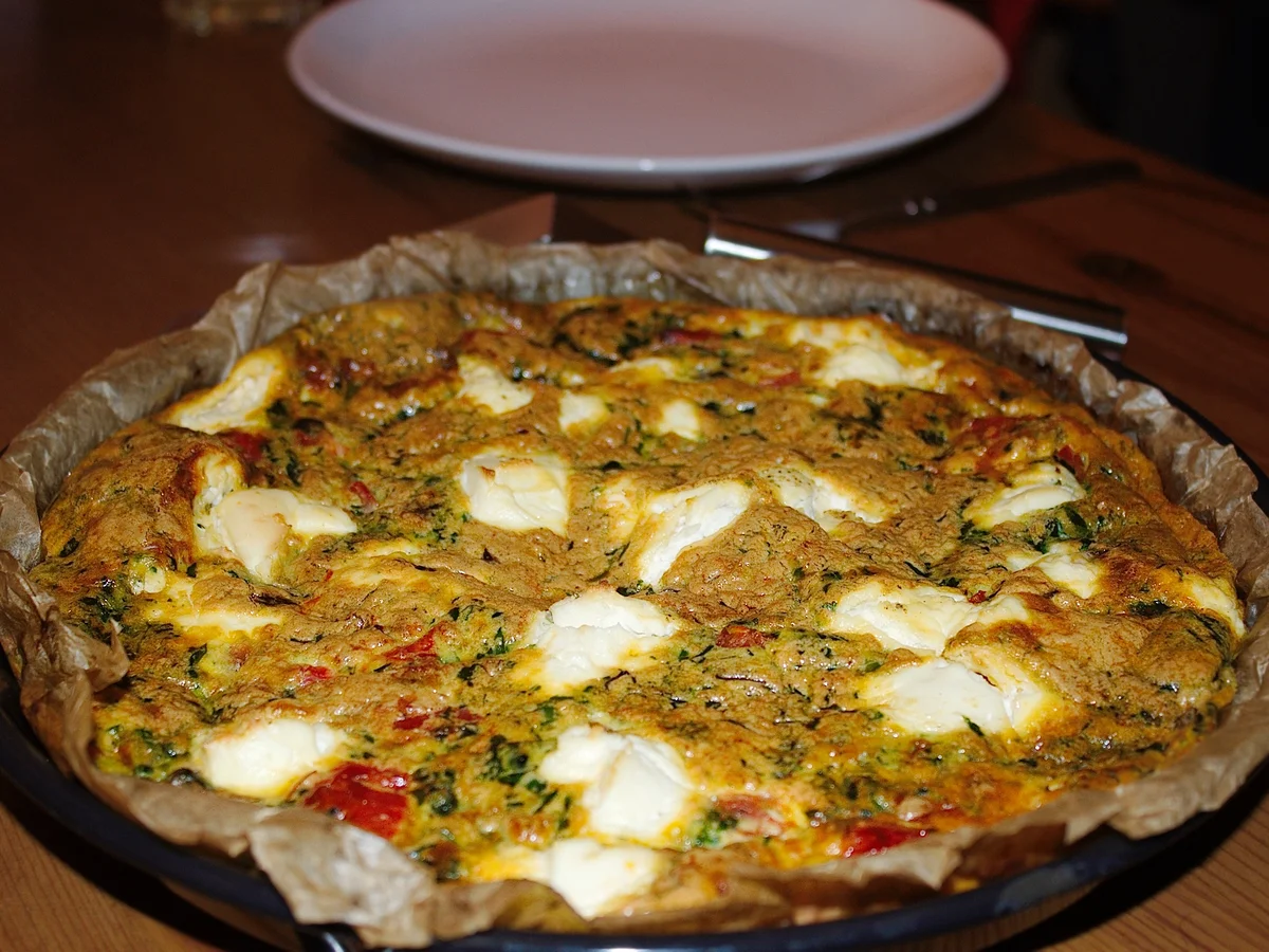 Fritatta mit Tomaten, Spinat & Ricotta - Rezept - Bild Nr. 2