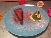 Dunkle Schokoladentorte / Obstblütenhonig-Eis - Rezept - Bild Nr. 189