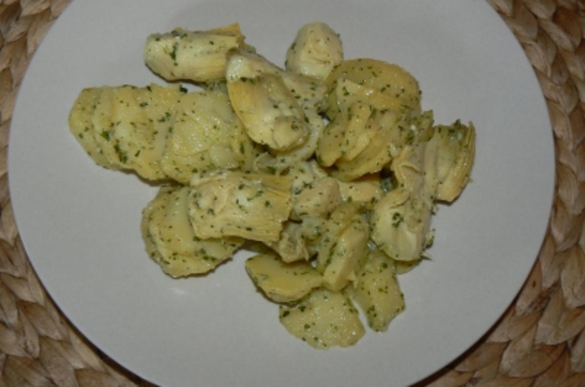 Kartoffelsalat mit Artischocken - Rezept