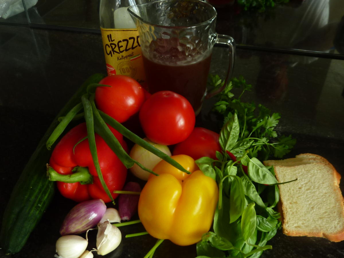 Kalte Tomate- Gemüse Suppe - Rezept - Bild Nr. 203