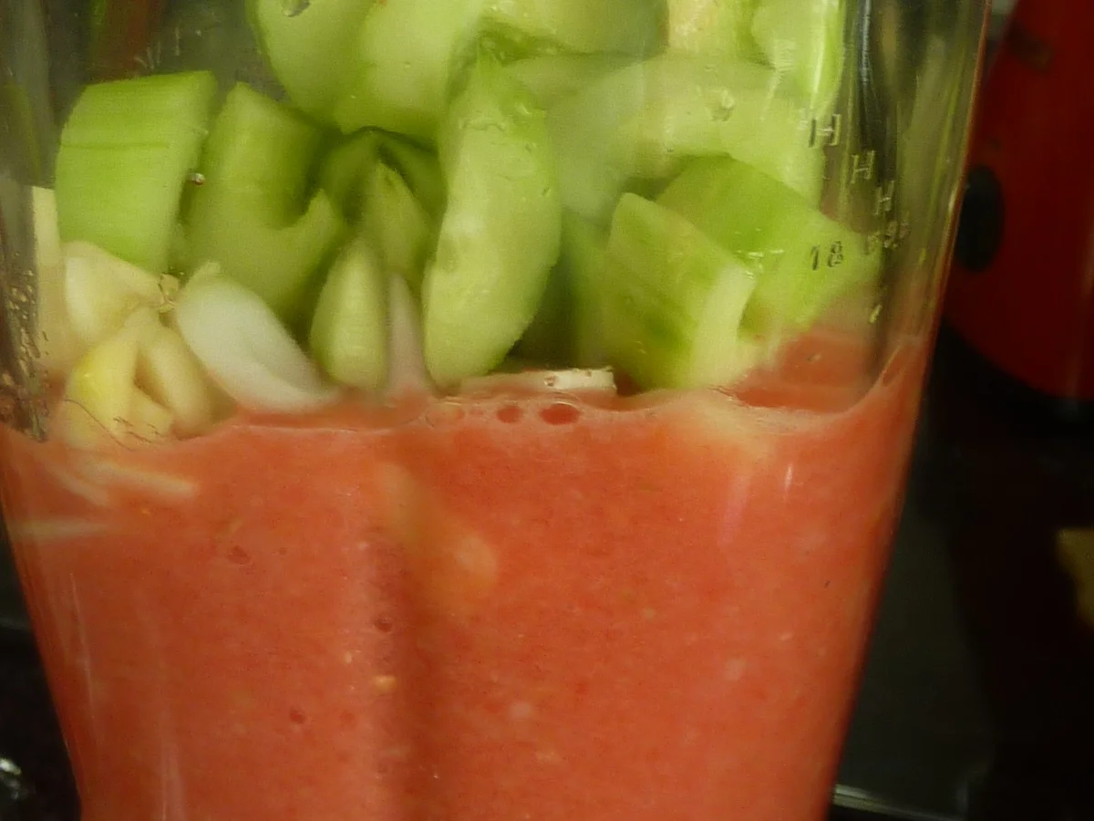 Kalte Tomate- Gemüse Suppe - Rezept - Bild Nr. 205