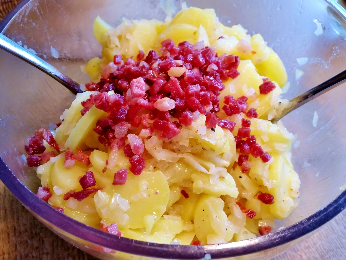 Rezept: Kartoffelsalat - Beilage zum Grillfleisch Bild Nr. 206 Kartoffelsalat - Beilage zum Grillfleisch - Rezept - Bild Nr. 206