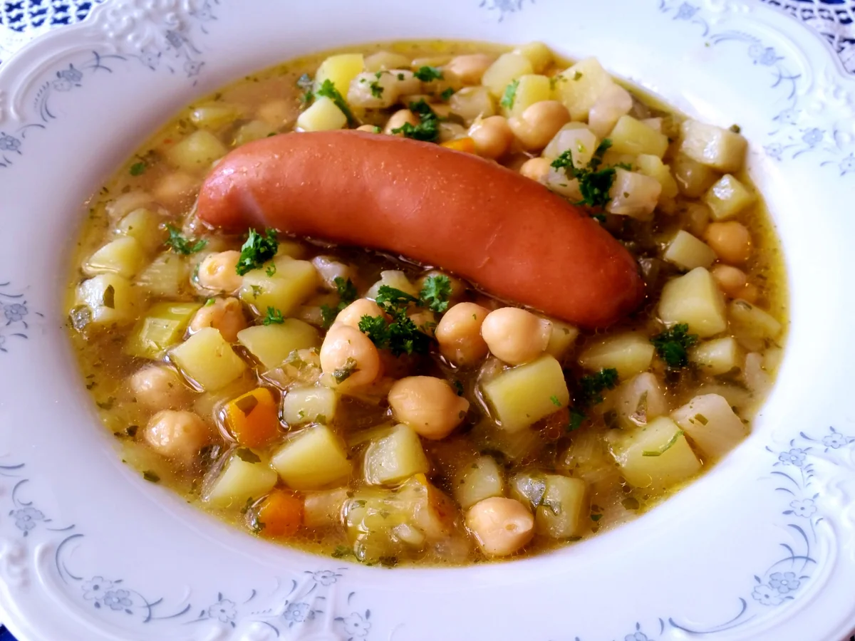 Kartoffelsuppe mit Kichererbsen - Rezept - Bild Nr. 206