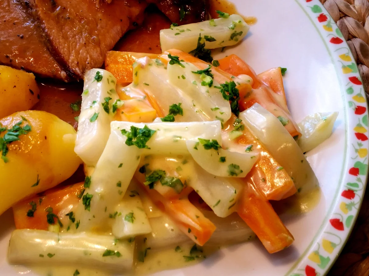 Möhren und Kohlrabi - im Wasserdampf gegart ... - Rezept - Bild Nr. 223