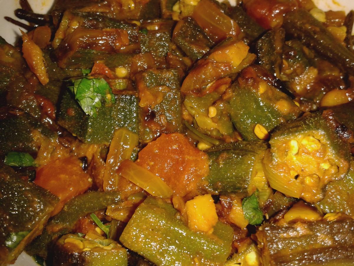 indisch: Bhindi Sabji - Okra-Gemüse - Rezept - Bild Nr. 229