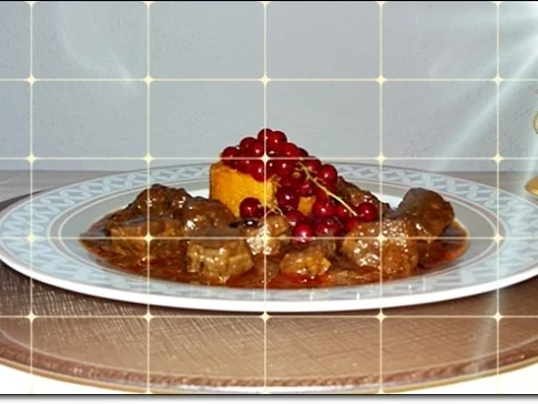 Hirsch-Edelgulasch  und Süßkartoffel-Türmchen - Rezept - Bild Nr. 239