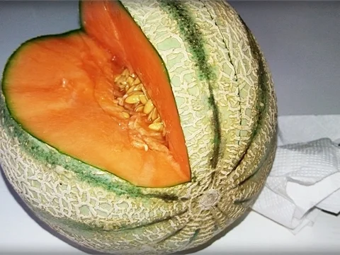 Cantaloupe Melone-Körbchen mit Obst gefüllt - Rezept - Bild Nr. 238