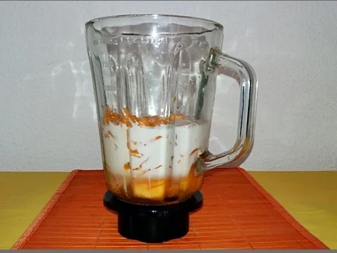 Rezept: Cantaloupe Melone-Kokos Smoothie Bild Nr. 233 Cantaloupe Melone-Kokos Smoothie - Rezept - Bild Nr. 233