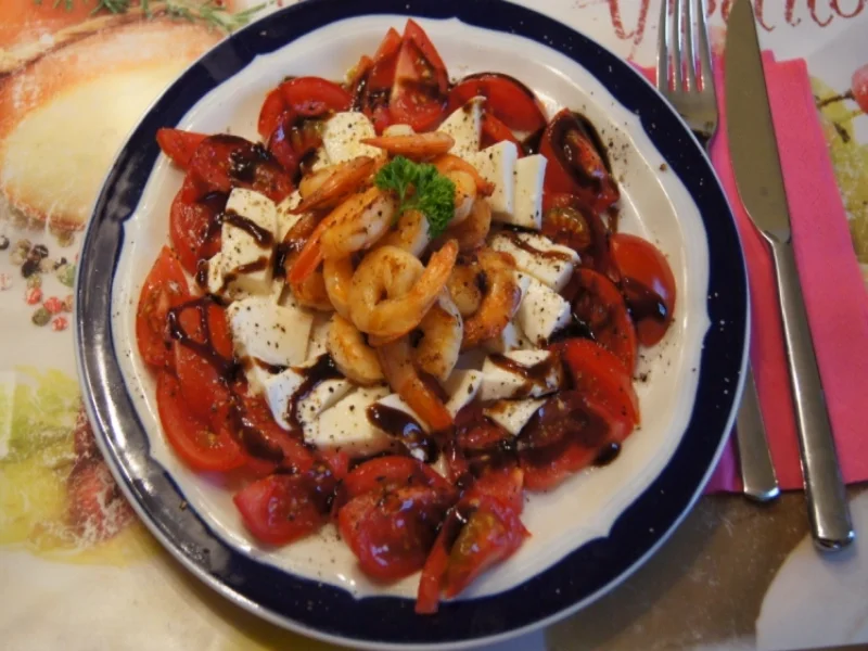 Party-Crevetten mit Mozzarella und Tomaten - Rezept - Bild Nr. 261