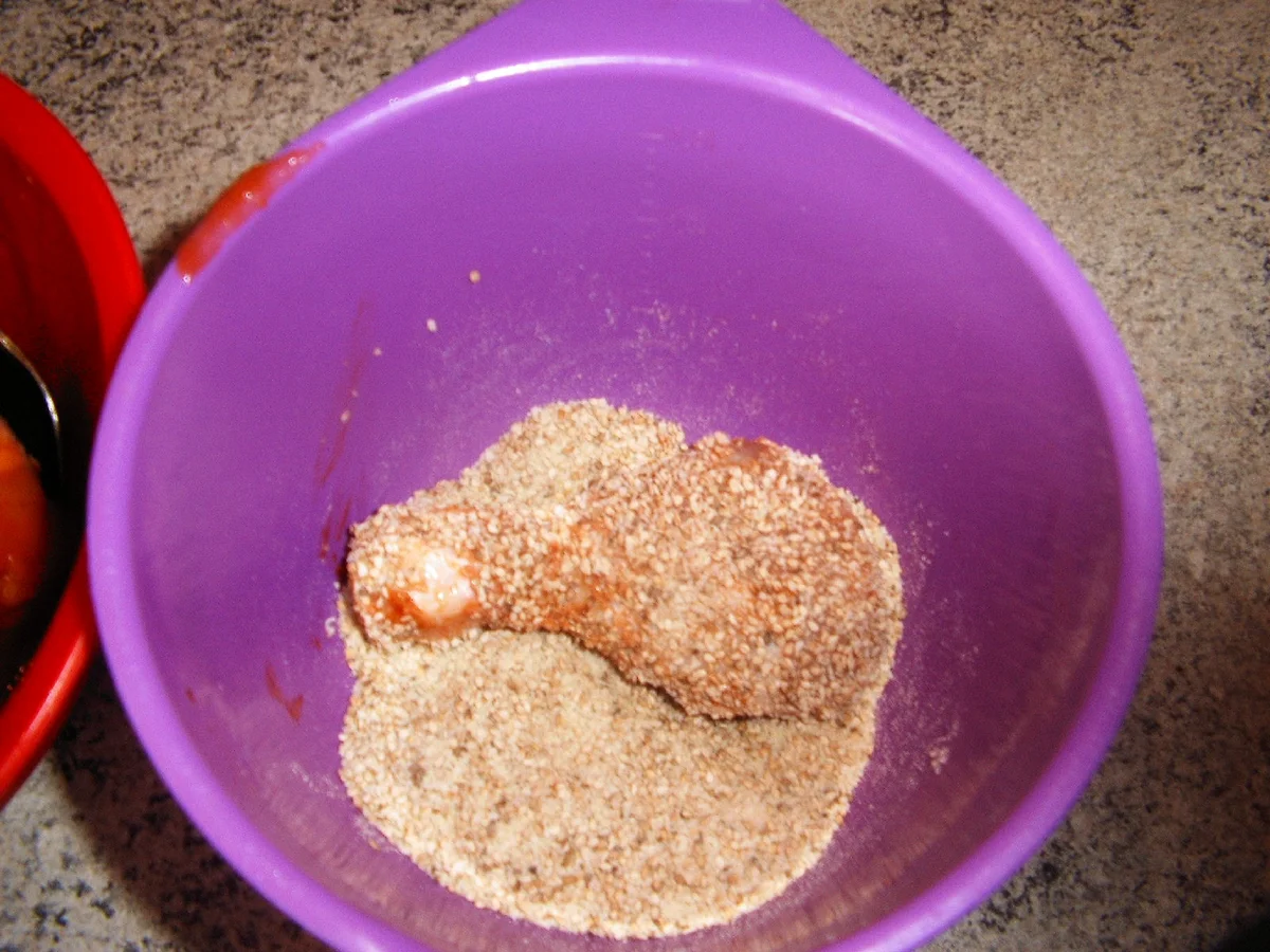Hähnchenunterschenkel mit Sesampanade - Rezept - Bild Nr. 259