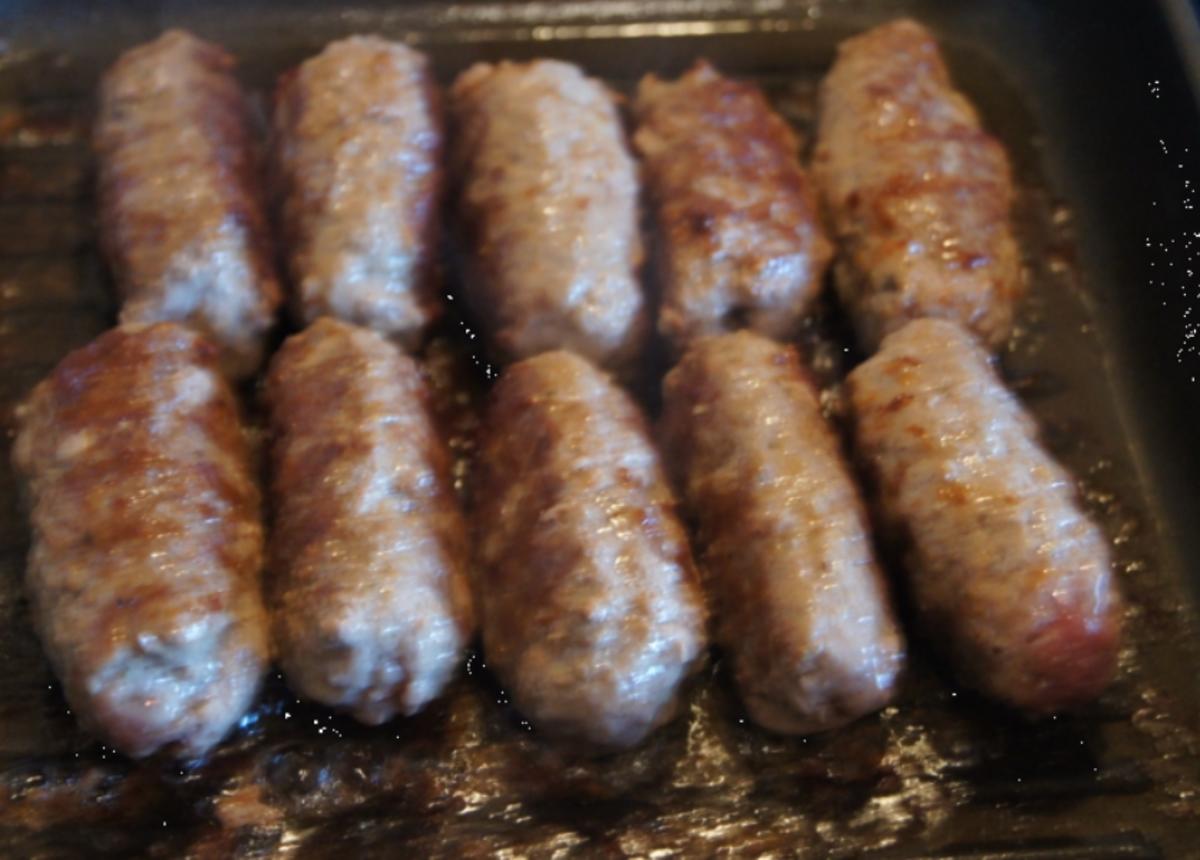 Cevapcici mit Paprikasalat - Rezept - Bild Nr. 267