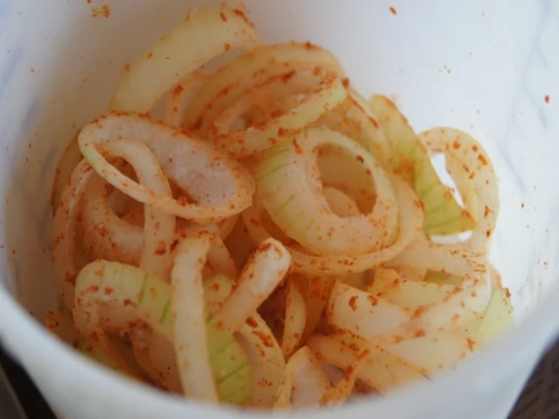 Rezept: Rinder Minutensteak unter Zwiebelhaube mit Sommersalat Bild Nr. 265 Rinder Minutensteak unter Zwiebelhaube mit Sommersalat - Rezept - Bild Nr. 265