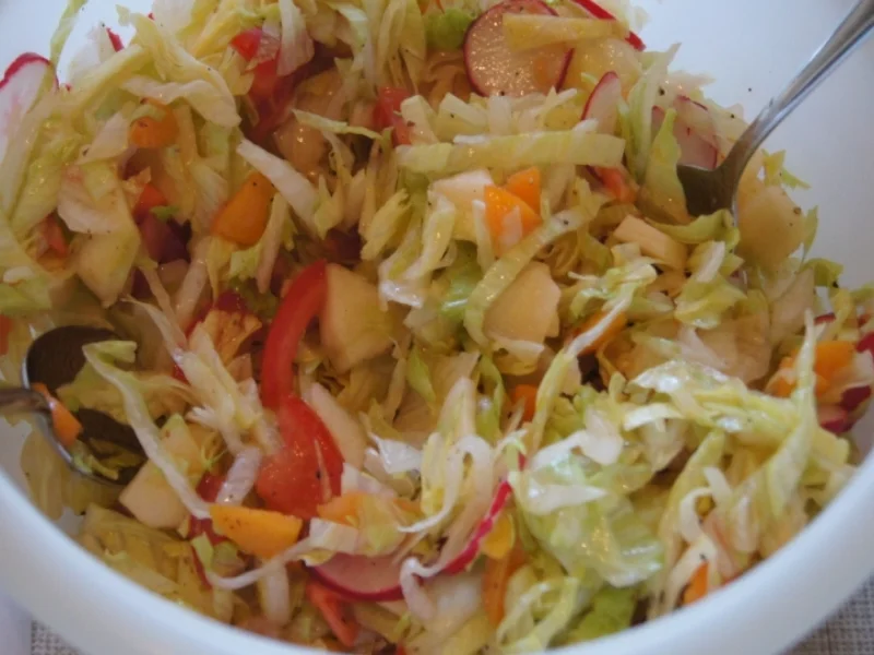 Rezept: Rinder Minutensteak unter Zwiebelhaube mit Sommersalat Bild Nr. 268 Rinder Minutensteak unter Zwiebelhaube mit Sommersalat - Rezept - Bild Nr. 268