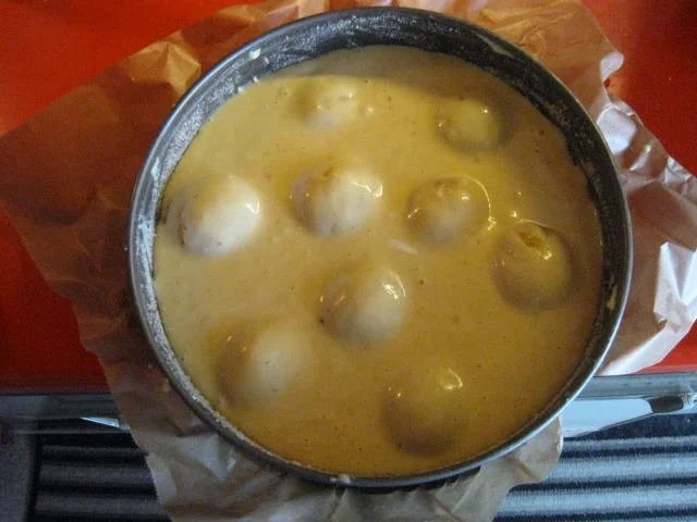 Rezept: Pfirsich Kuchen mit Marzipanguss Bild Nr. 271 Pfirsich Kuchen mit Marzipanguss - Rezept - Bild Nr. 271