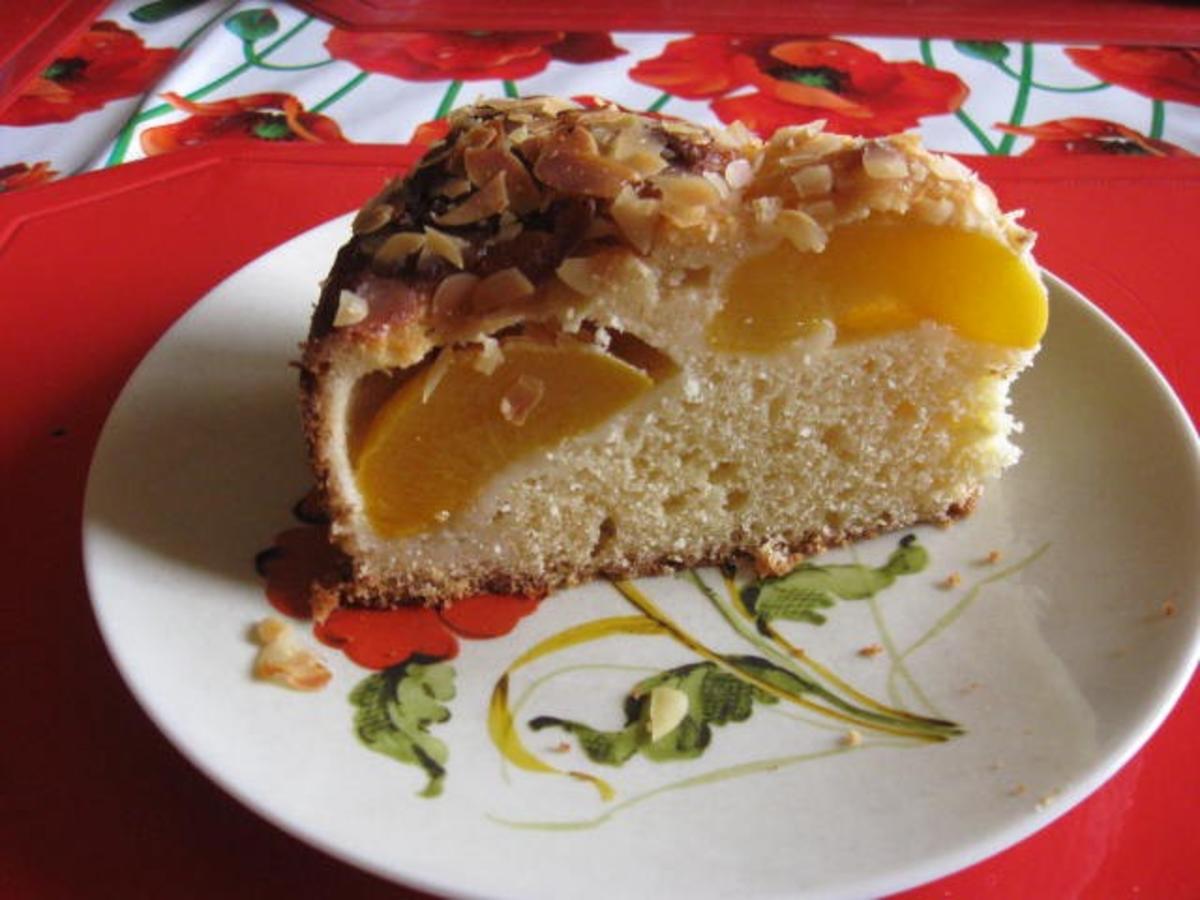 Pfirsich Kuchen mit Marzipanguss - Rezept - Bild Nr. 275