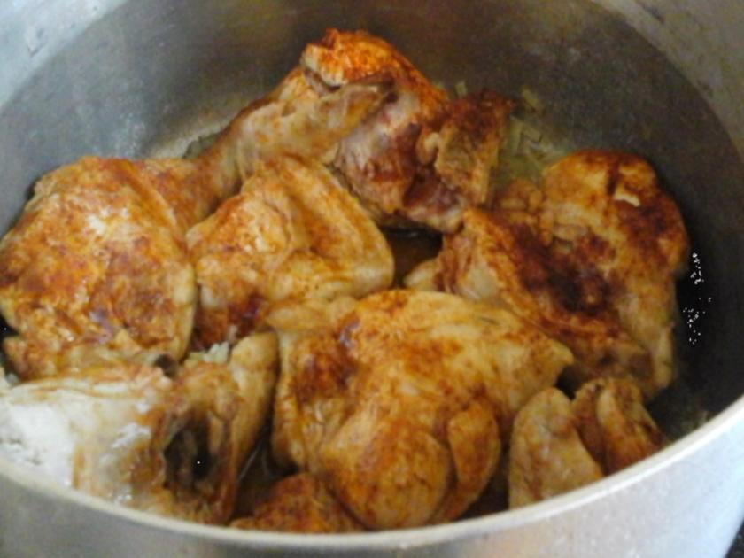 Hähnchen in Sahnesauce und Reis - einfach - von MausVoh