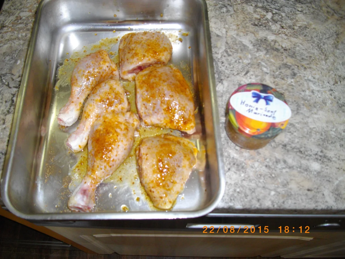 Rezept: Hähnchenschenkel in Senf - Honig Marinade Bild Nr. 282 Hähnchenschenkel in Senf - Honig Marinade - Rezept - Bild Nr. 282