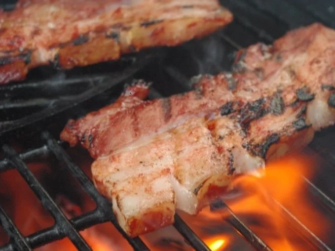 Rezept: Angelegte Schweinebauchscheiben a la Aleks zum Grillfest. Bild Nr. 274 Angelegte Schweinebauchscheiben a la Aleks zum Grillfest. - Rezept - Bild Nr. 274