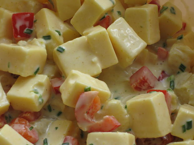 Käse-Ananas-Salat - Rezept mit Bild - kochbar.de