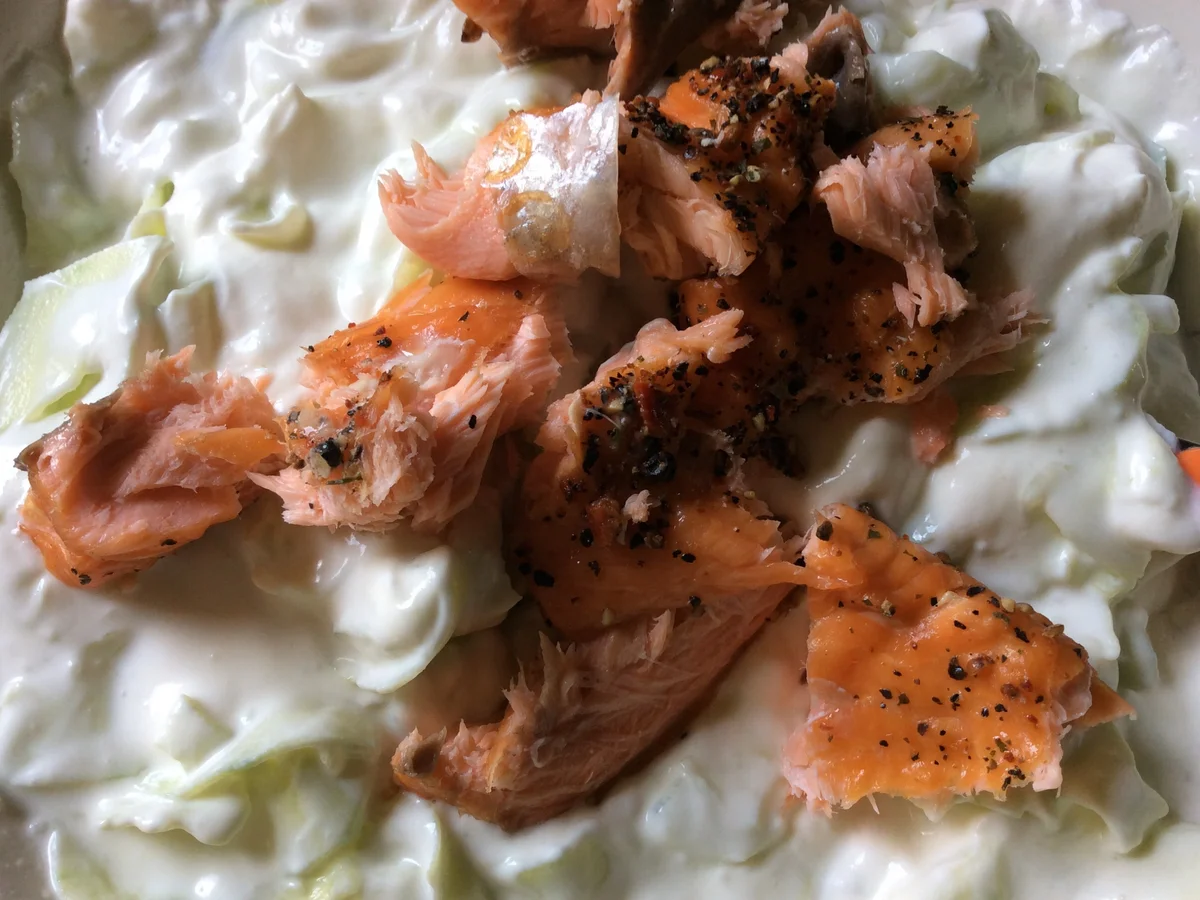 Rezept: Gurken-Lachs Quark Bild Nr. 3 Gurken-Lachs Quark - Rezept - Bild Nr. 3