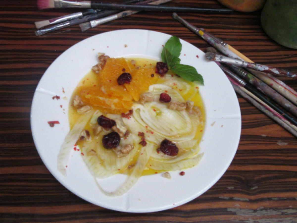 Bilder für Fenchelcarpaccio mit Orangen - Rezept