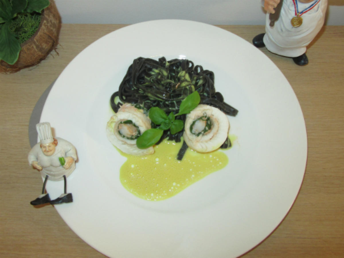 Bilder für Roulade von der Seezunge und Wildgarnele - Rezept