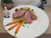 Medaillons vom Milchkalb an Morchel-Rahm-Soße - Rezept