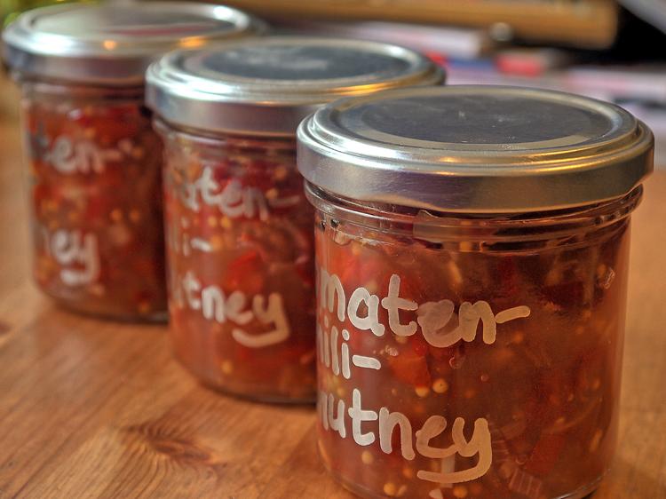 Tomaten Chili Chutney - einfach - 77 kcal/100g