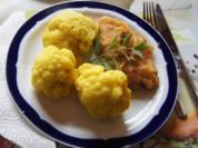 Wiener Schnitzel vom Schwein mit Curry-Blumenkohl - Rezept - Bild Nr. 263