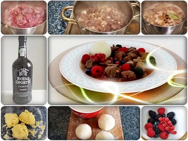 Hirsch-Edelgulasch mit Waldbeeren verfeinert - Rezept - Bild Nr. 283
