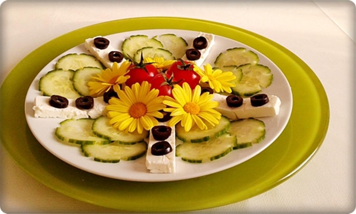 Sommersalat mit Essbaren Blüten & Dressing - Rezept - Bild Nr. 266