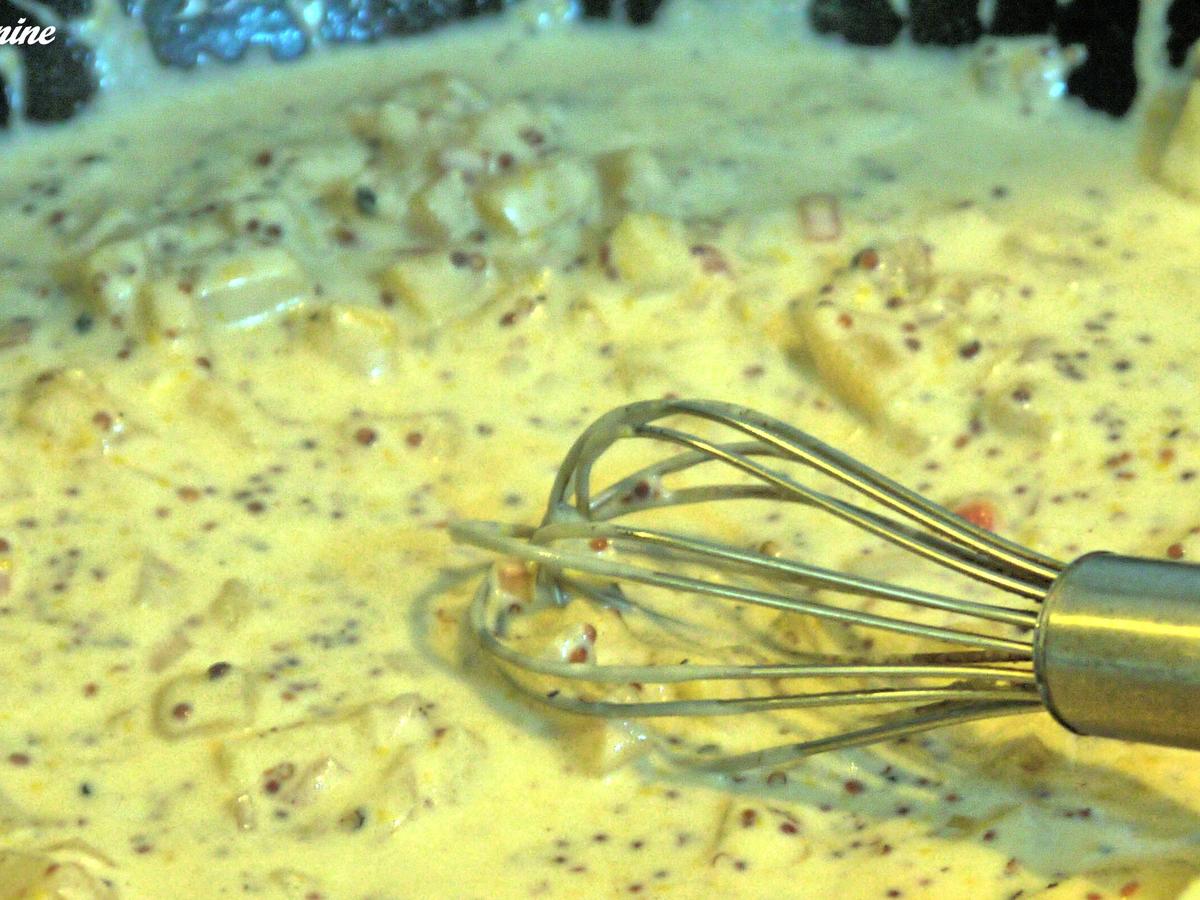 Schweinekotelett mit Apfel Senf Sauce - einfach - 492 kcal/100g