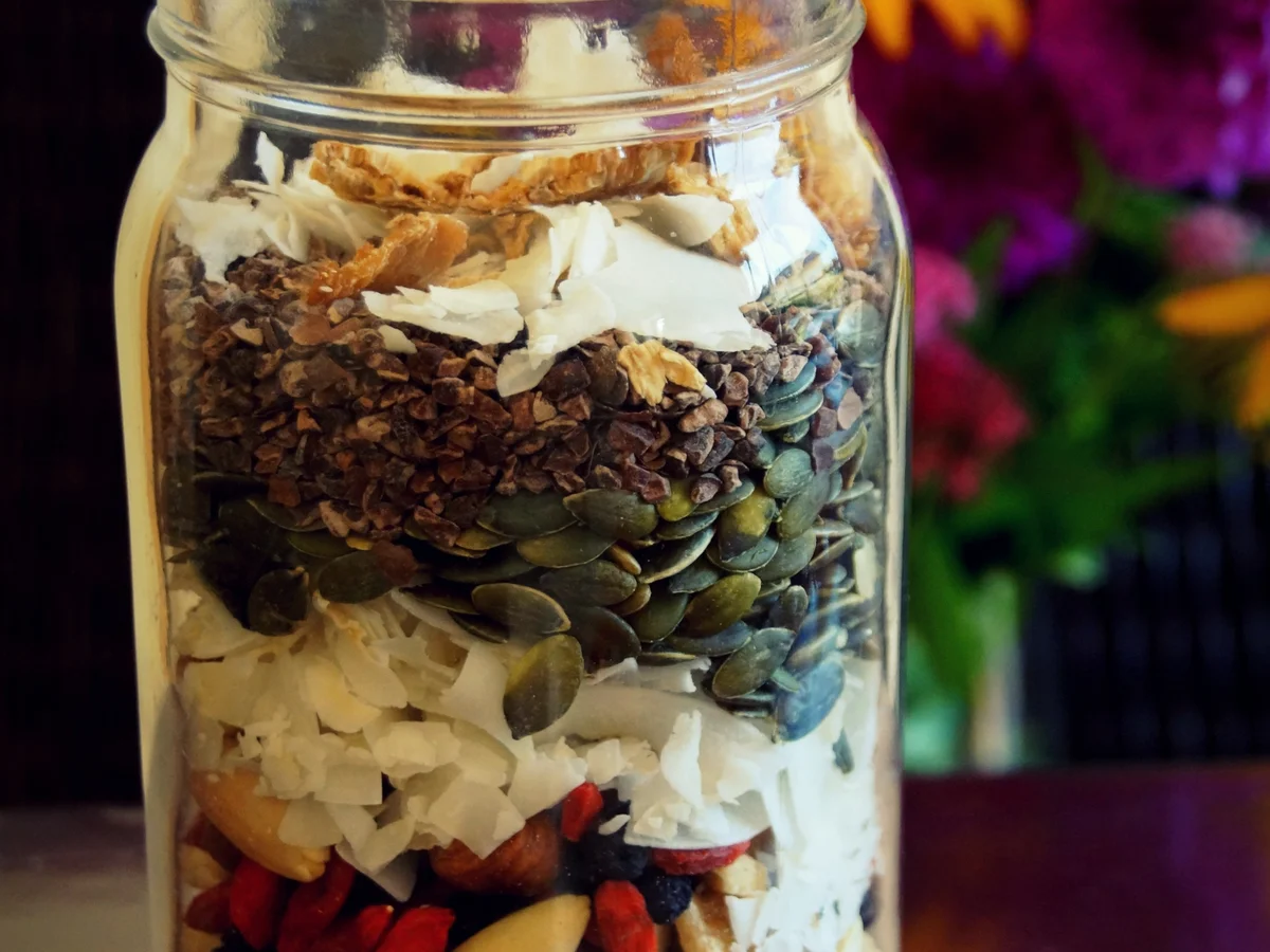 Snack: Nuss-Beeren-Mischung ähnlich Studentenfutter - Rezept