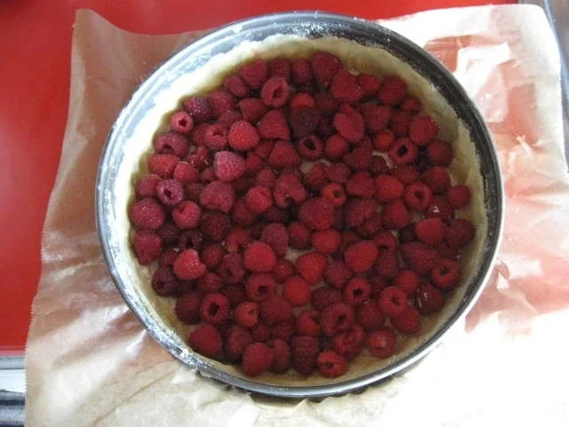 Rezept: Käsekuchen mit Kokos und Himbeeren Bild Nr. 286 Käsekuchen mit Kokos und Himbeeren - Rezept - Bild Nr. 286