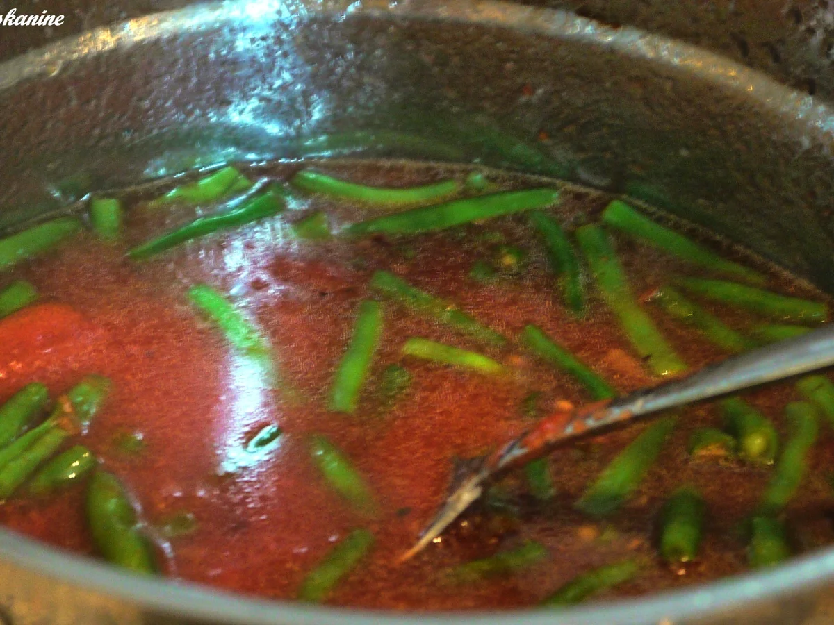 Hähnchenbrust, grüne Bohnen, Tomaten - Rezept - Bild Nr. 9